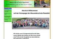 Desktop Screenshot of alexanderschule.raesfeld.de