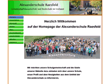 Tablet Screenshot of alexanderschule.raesfeld.de